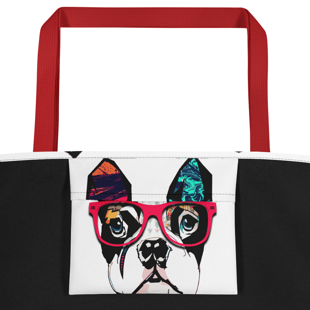 Trendy Frenchie (Beach Bag)