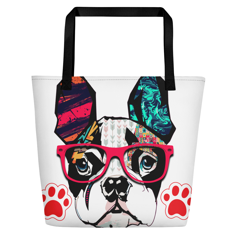 Trendy Frenchie (Beach Bag)