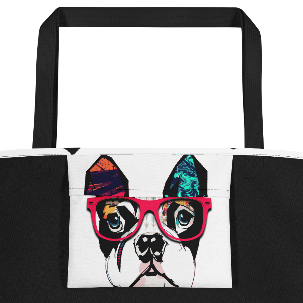 Trendy Frenchie (Beach Bag)