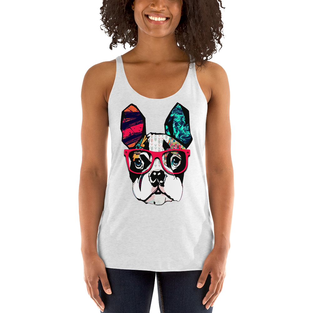 Trendy Frenchie Racerback Tank