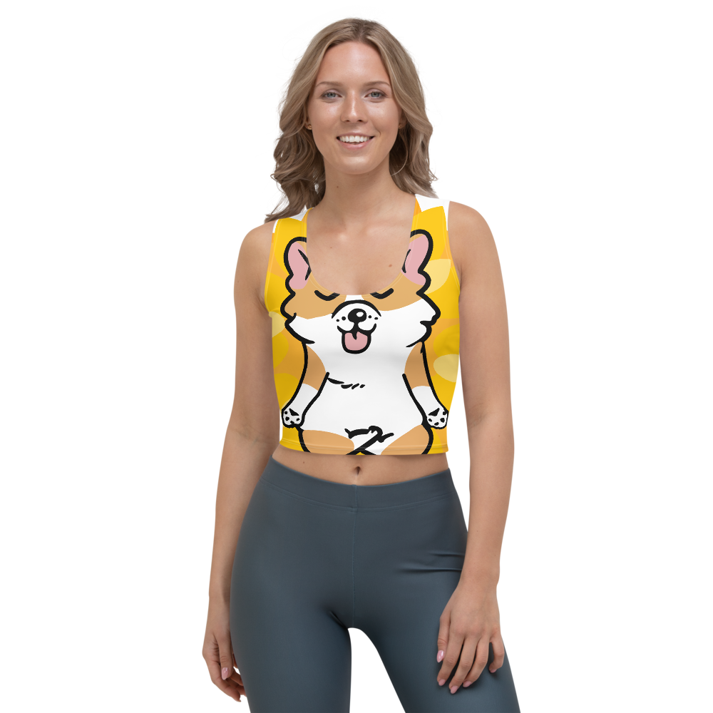 Enlightened Corgi (Crop Top)