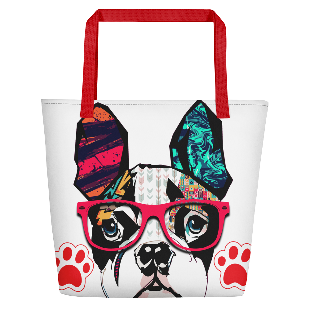 Trendy Frenchie (Beach Bag)