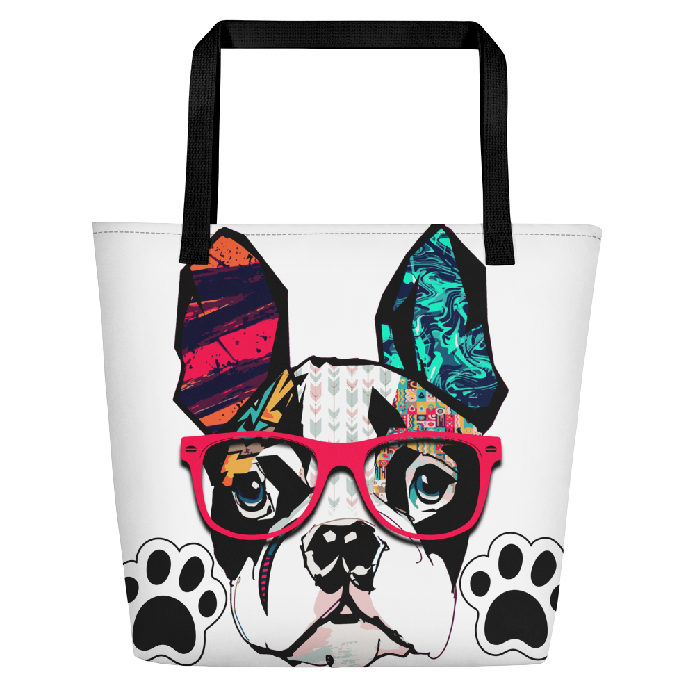 Trendy Frenchie (Beach Bag)