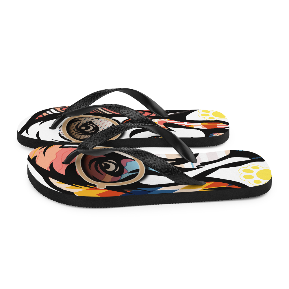Golden Retriever Flip-Flops (Beach Ready)