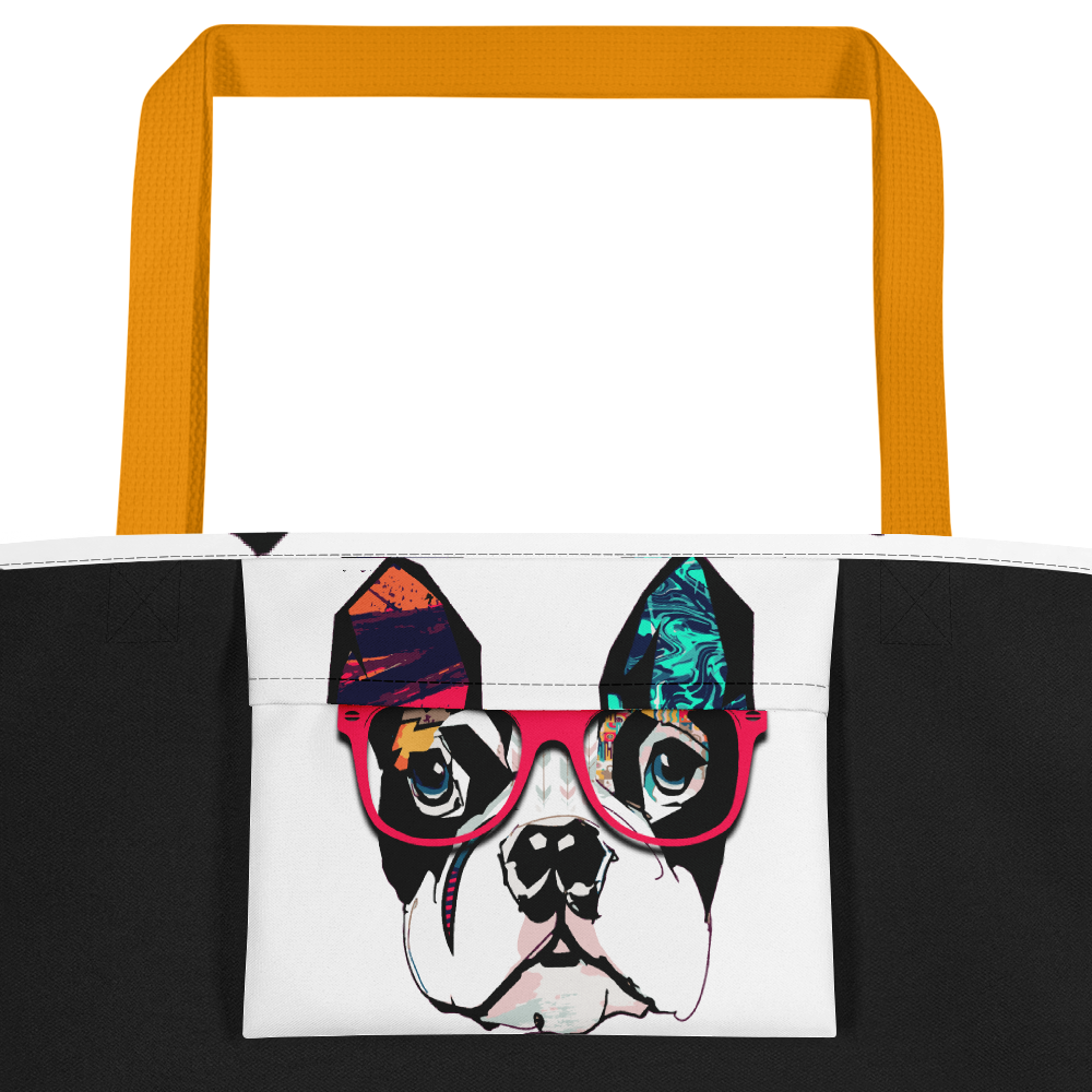 Trendy Frenchie (Beach Bag)