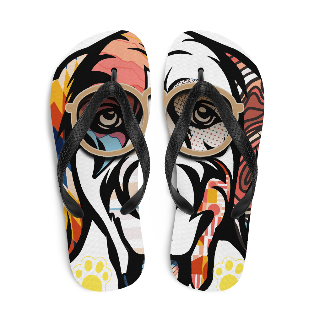 Golden Retriever Flip-Flops (Beach Ready)