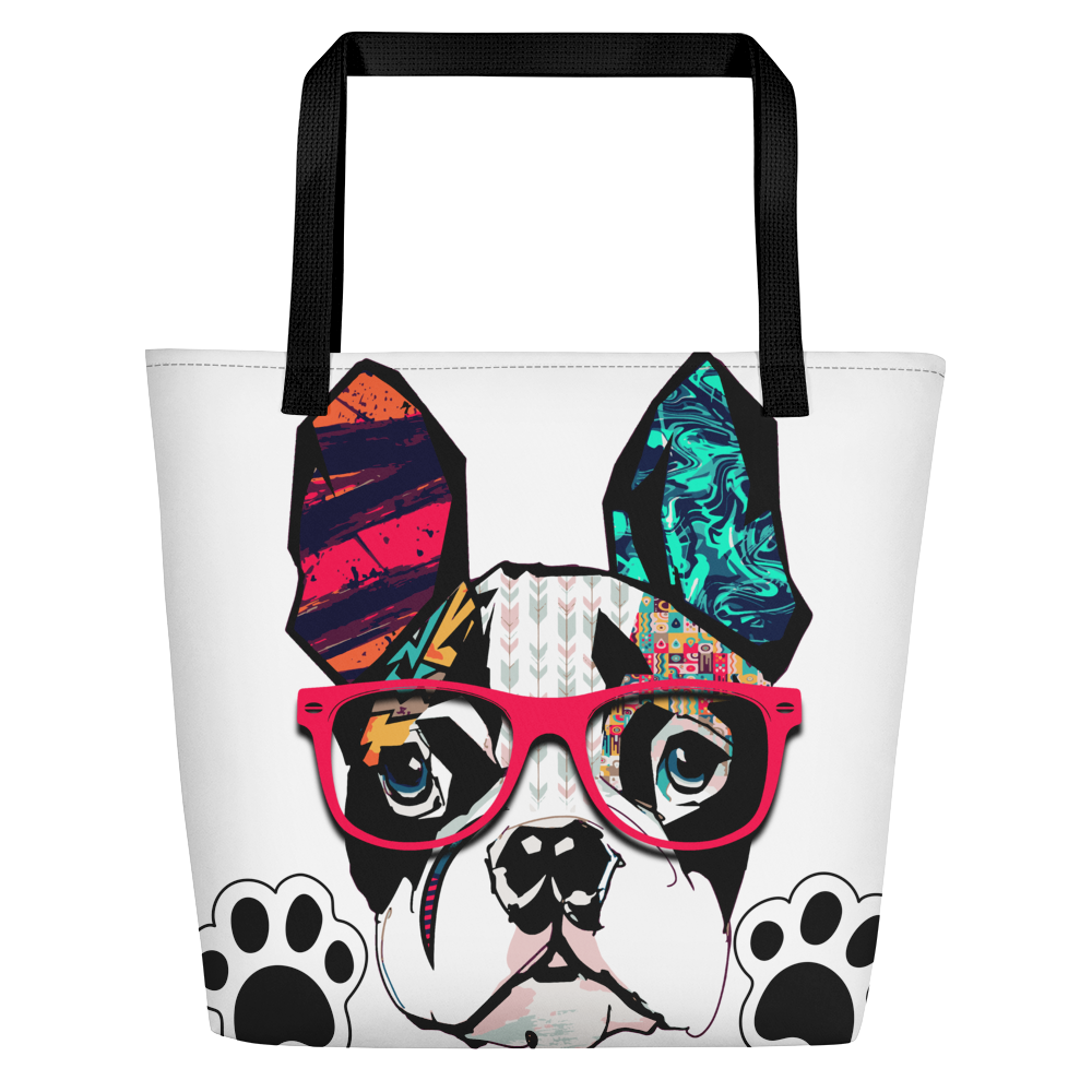 Trendy Frenchie (Beach Bag)
