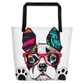 Trendy Frenchie (Beach Bag)