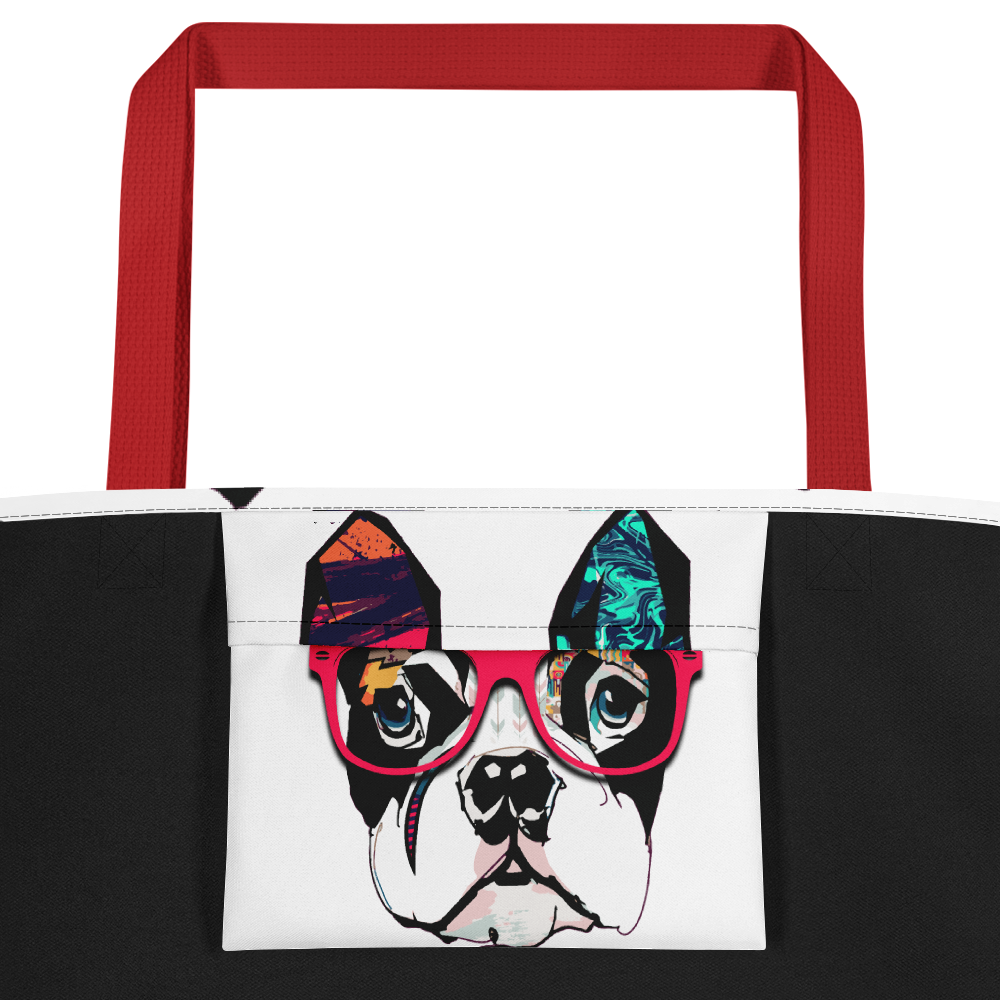 Trendy Frenchie (Beach Bag)