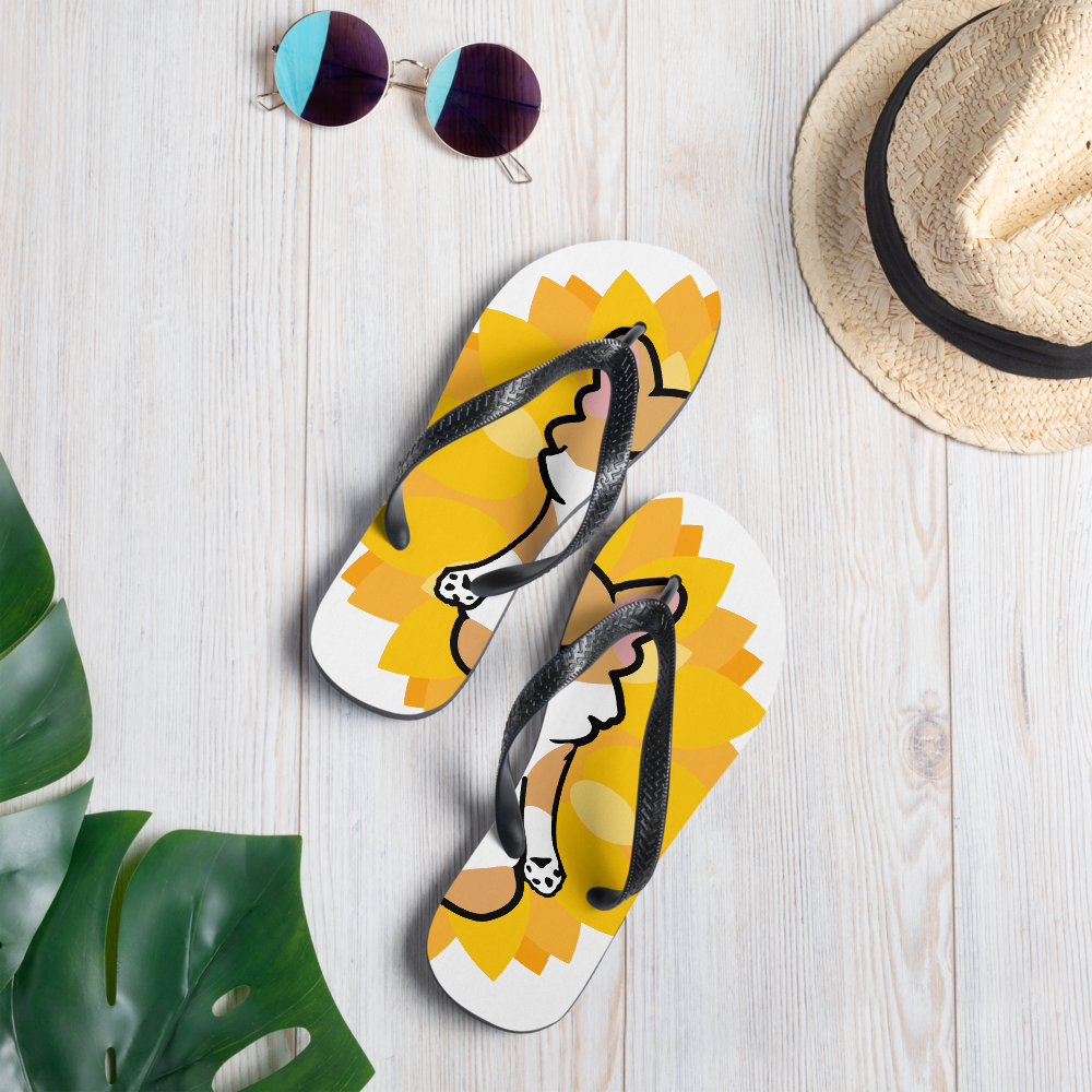 corgi Flip-Flops(Beach Ready)