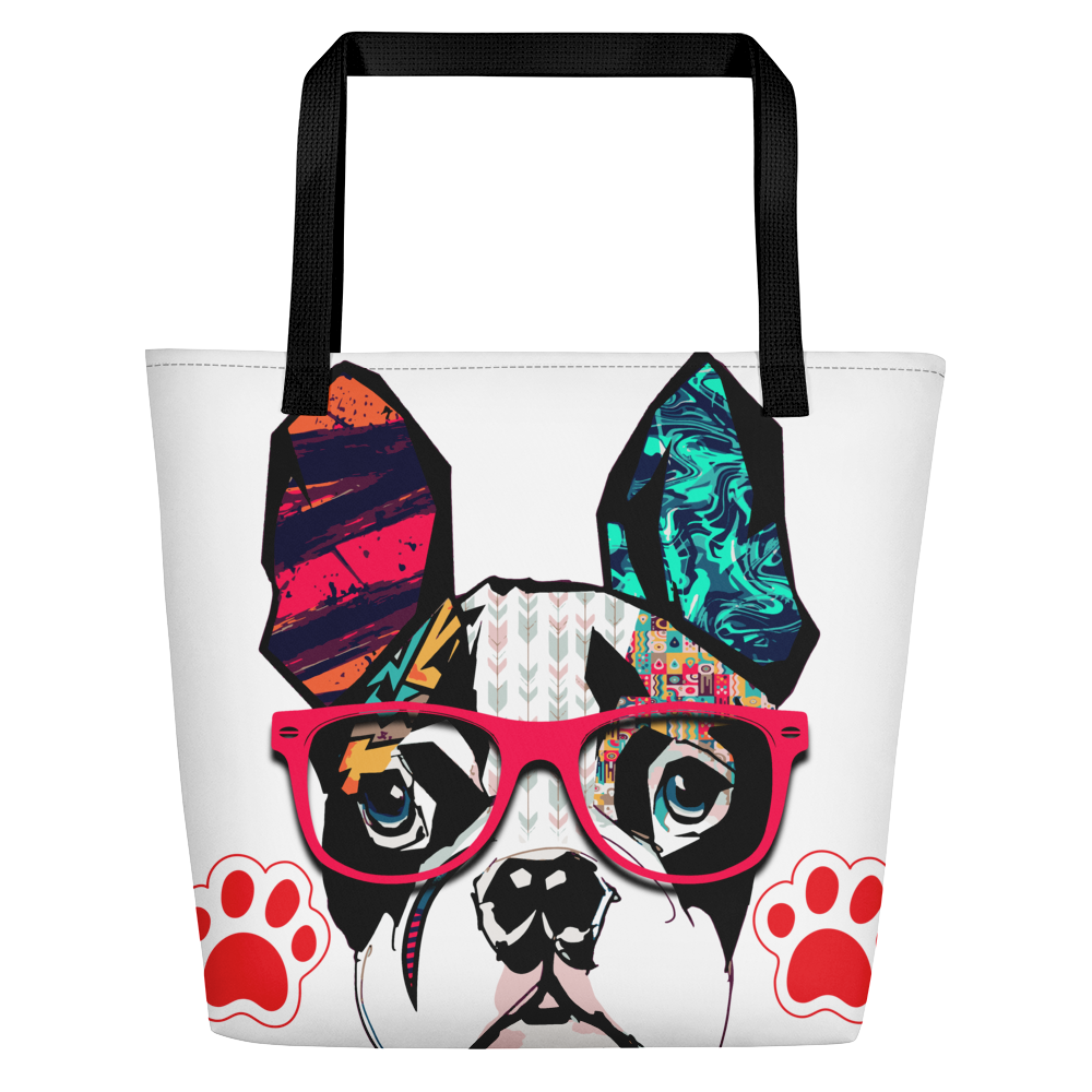Trendy Frenchie (Beach Bag)