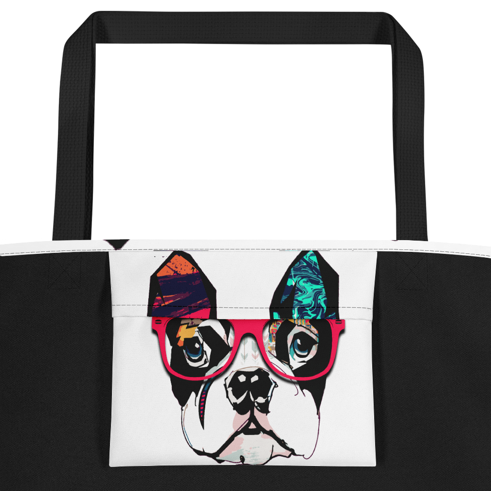 Trendy Frenchie (Beach Bag)
