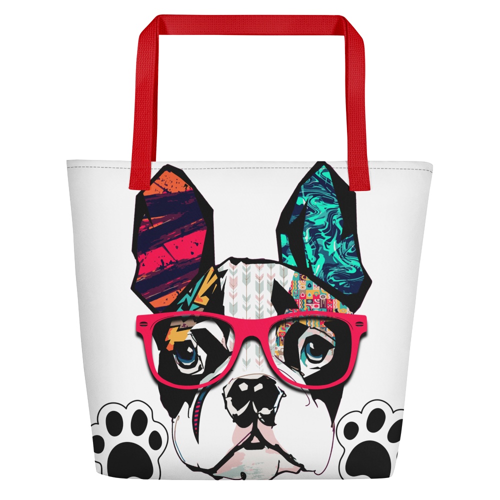 Trendy Frenchie (Beach Bag)