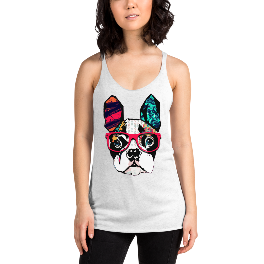 Trendy Frenchie Racerback Tank