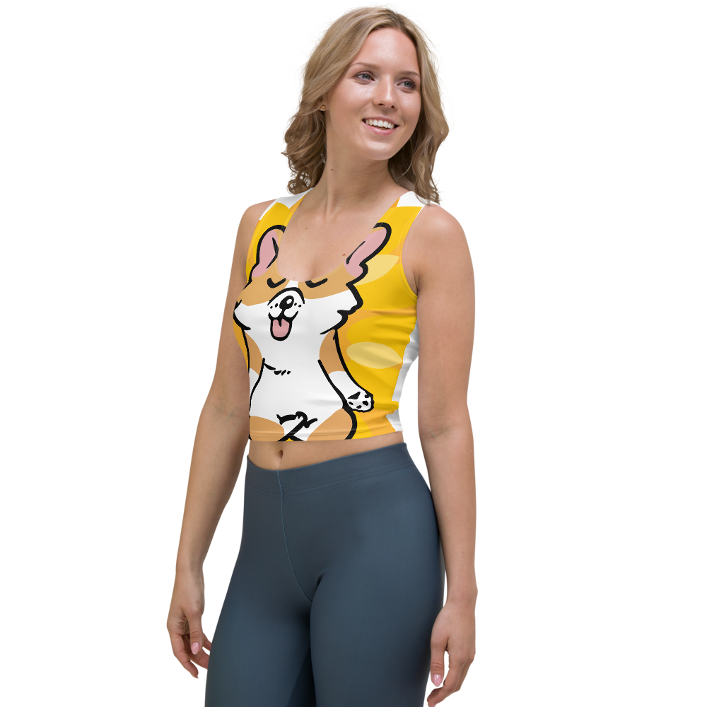 Enlightened Corgi (Crop Top)
