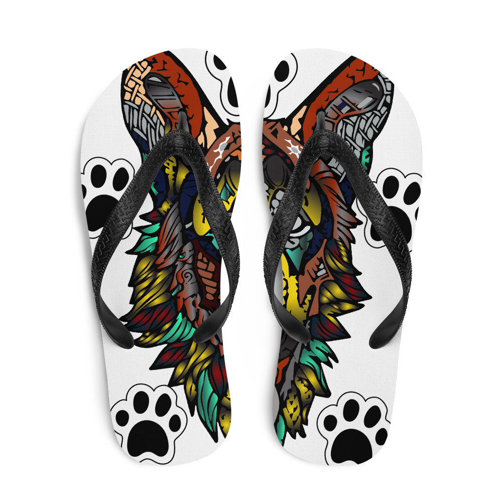 German shepherd Flip-Flops (Beach Ready)