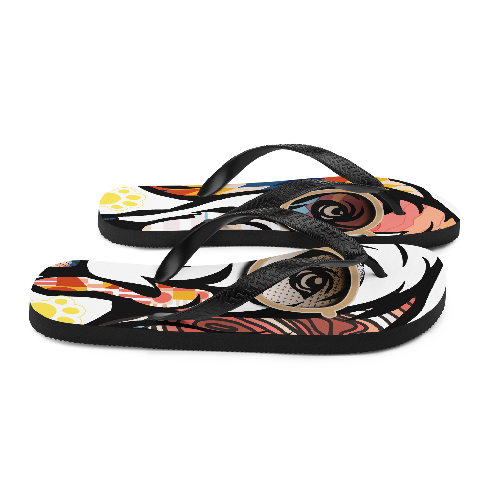 Golden Retriever Flip-Flops (Beach Ready)